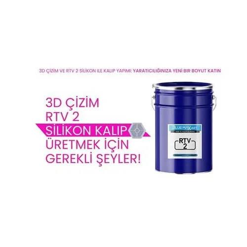 3D Çizim ve RTV 2 Silikon ile Kalıp Yapımı: Yaratıcılığınıza Yeni Bir Boyut Katın