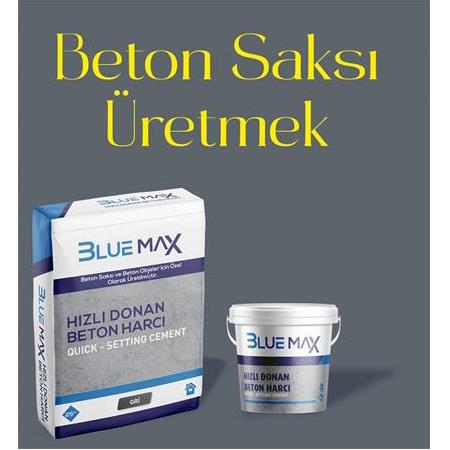 Hızlı Donan Hobi Harcıyla Beton Saksı Yapımı